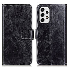 Coque Portefeuille Livre Cuir Etui Clapet K04Z pour Samsung Galaxy A23 5G Noir