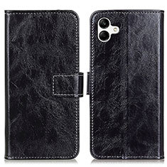 Coque Portefeuille Livre Cuir Etui Clapet K04Z pour Samsung Galaxy M04 Noir