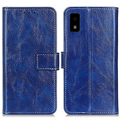 Coque Portefeuille Livre Cuir Etui Clapet K04Z pour Sharp Aquos wish Bleu