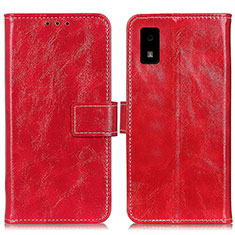 Coque Portefeuille Livre Cuir Etui Clapet K04Z pour Sharp Aquos wish Rouge