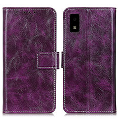 Coque Portefeuille Livre Cuir Etui Clapet K04Z pour Sharp Aquos wish Violet