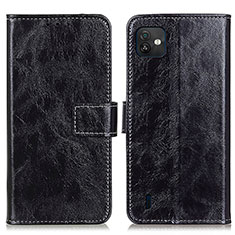 Coque Portefeuille Livre Cuir Etui Clapet K04Z pour Wiko Y82 Noir