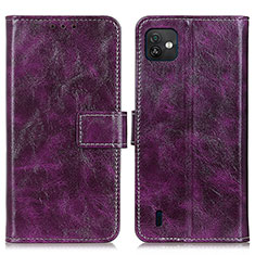 Coque Portefeuille Livre Cuir Etui Clapet K04Z pour Wiko Y82 Violet