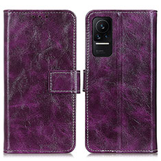 Coque Portefeuille Livre Cuir Etui Clapet K04Z pour Xiaomi Civi 5G Violet