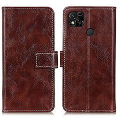 Coque Portefeuille Livre Cuir Etui Clapet K04Z pour Xiaomi POCO C31 Marron