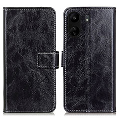 Coque Portefeuille Livre Cuir Etui Clapet K04Z pour Xiaomi Poco C65 Noir