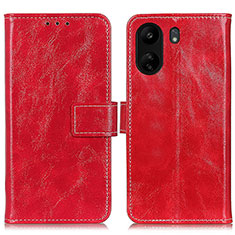 Coque Portefeuille Livre Cuir Etui Clapet K04Z pour Xiaomi Poco C65 Rouge