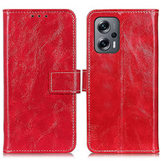 Coque Portefeuille Livre Cuir Etui Clapet K04Z pour Xiaomi Poco X4 GT 5G Rouge