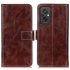 Coque Portefeuille Livre Cuir Etui Clapet K04Z pour Xiaomi Redmi 11 Prime 4G Marron