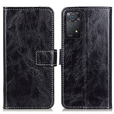 Coque Portefeuille Livre Cuir Etui Clapet K04Z pour Xiaomi Redmi Note 12 Pro 4G Noir