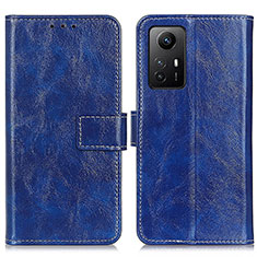 Coque Portefeuille Livre Cuir Etui Clapet K04Z pour Xiaomi Redmi Note 12S Bleu