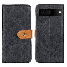 Coque Portefeuille Livre Cuir Etui Clapet K05Z pour Google Pixel 7 5G Noir