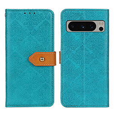 Coque Portefeuille Livre Cuir Etui Clapet K05Z pour Google Pixel 8 Pro 5G Vert