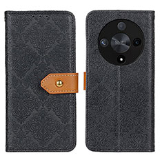 Coque Portefeuille Livre Cuir Etui Clapet K05Z pour Huawei Honor Magic6 Lite 5G Noir