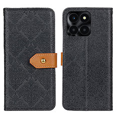 Coque Portefeuille Livre Cuir Etui Clapet K05Z pour Huawei Honor X8b Noir