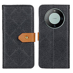 Coque Portefeuille Livre Cuir Etui Clapet K05Z pour Huawei Mate 60 Noir