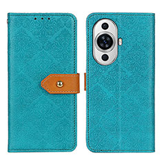 Coque Portefeuille Livre Cuir Etui Clapet K05Z pour Huawei Nova 11 Vert