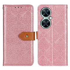 Coque Portefeuille Livre Cuir Etui Clapet K05Z pour Huawei Nova 11i Rose