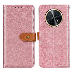 Coque Portefeuille Livre Cuir Etui Clapet K05Z pour Huawei Nova Y91 Rose