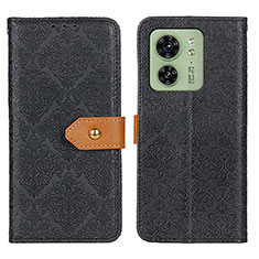 Coque Portefeuille Livre Cuir Etui Clapet K05Z pour Motorola Moto Edge (2023) 5G Noir