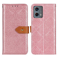 Coque Portefeuille Livre Cuir Etui Clapet K05Z pour Motorola Moto G 5G (2023) Rose