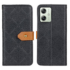 Coque Portefeuille Livre Cuir Etui Clapet K05Z pour Motorola Moto G54 5G Noir