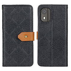 Coque Portefeuille Livre Cuir Etui Clapet K05Z pour Nokia C02 Noir