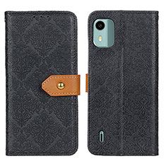 Coque Portefeuille Livre Cuir Etui Clapet K05Z pour Nokia C12 Noir