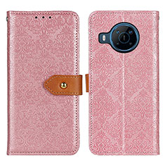 Coque Portefeuille Livre Cuir Etui Clapet K05Z pour Nokia X100 5G Rose