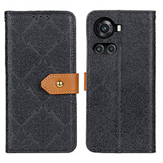 Coque Portefeuille Livre Cuir Etui Clapet K05Z pour OnePlus 10R 5G Noir