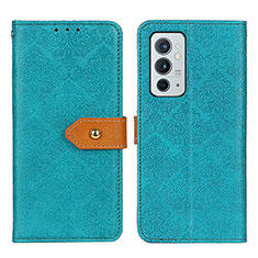 Coque Portefeuille Livre Cuir Etui Clapet K05Z pour OnePlus 9RT 5G Vert