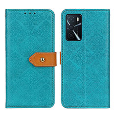 Coque Portefeuille Livre Cuir Etui Clapet K05Z pour Oppo A16 Vert