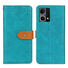 Coque Portefeuille Livre Cuir Etui Clapet K05Z pour Oppo F21s Pro 4G Vert