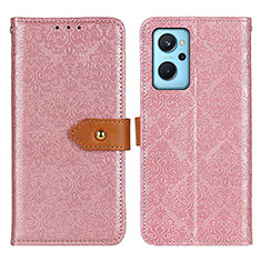 Coque Portefeuille Livre Cuir Etui Clapet K05Z pour Oppo K10 4G Rose