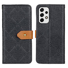 Coque Portefeuille Livre Cuir Etui Clapet K05Z pour Samsung Galaxy A23 4G Noir