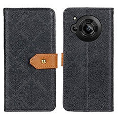 Coque Portefeuille Livre Cuir Etui Clapet K05Z pour Sharp Aquos R7 Noir