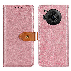 Coque Portefeuille Livre Cuir Etui Clapet K05Z pour Sharp Aquos R7s Rose