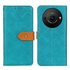 Coque Portefeuille Livre Cuir Etui Clapet K05Z pour Sharp Aquos R8s Pro Vert