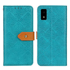 Coque Portefeuille Livre Cuir Etui Clapet K05Z pour Sharp Aquos wish Vert