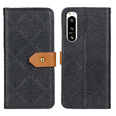 Coque Portefeuille Livre Cuir Etui Clapet K05Z pour Sony Xperia 5 IV Noir