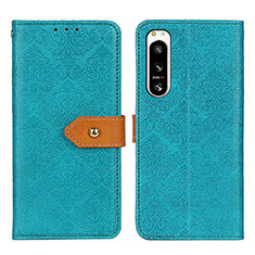 Coque Portefeuille Livre Cuir Etui Clapet K05Z pour Sony Xperia 5 IV Vert