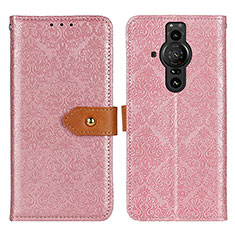 Coque Portefeuille Livre Cuir Etui Clapet K05Z pour Sony Xperia PRO-I Rose