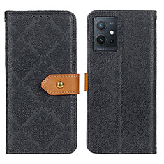 Coque Portefeuille Livre Cuir Etui Clapet K05Z pour Vivo Y30 5G Noir