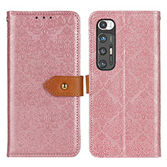 Coque Portefeuille Livre Cuir Etui Clapet K05Z pour Xiaomi Mi 10S 5G Rose