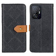 Coque Portefeuille Livre Cuir Etui Clapet K05Z pour Xiaomi Mi 11T 5G Noir