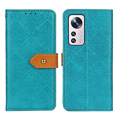 Coque Portefeuille Livre Cuir Etui Clapet K05Z pour Xiaomi Mi 12 Lite 5G Vert