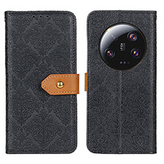 Coque Portefeuille Livre Cuir Etui Clapet K05Z pour Xiaomi Mi 13 Ultra 5G Noir