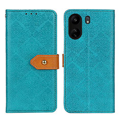 Coque Portefeuille Livre Cuir Etui Clapet K05Z pour Xiaomi Poco C65 Vert