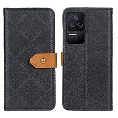 Coque Portefeuille Livre Cuir Etui Clapet K05Z pour Xiaomi Poco F4 5G Noir