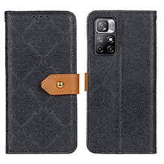 Coque Portefeuille Livre Cuir Etui Clapet K05Z pour Xiaomi Poco M4 Pro 5G Noir